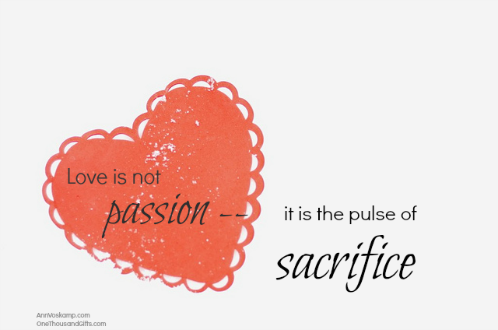 Love is Sacrifice